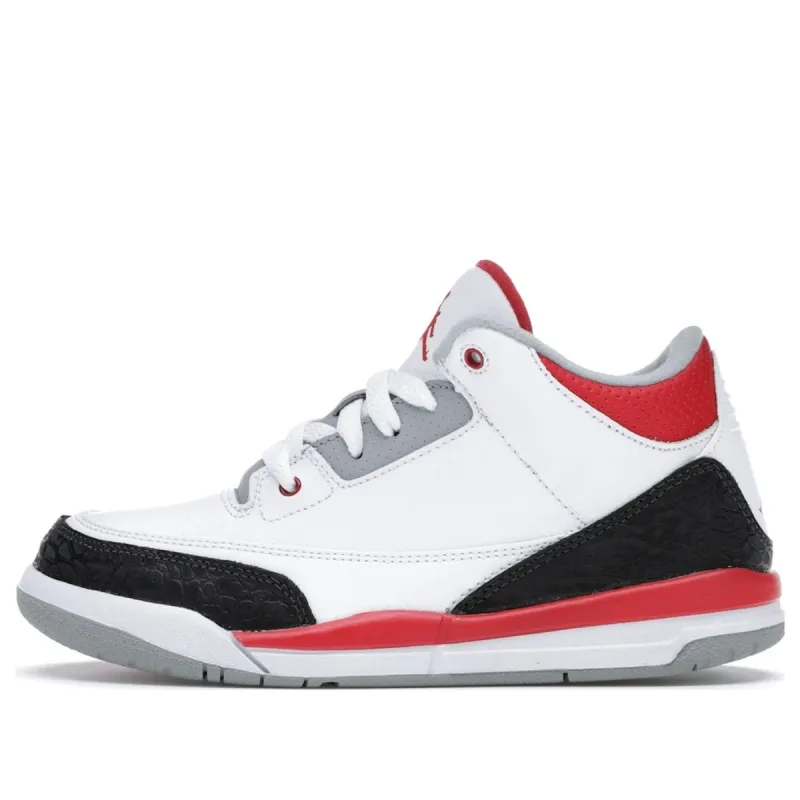 (PS) Air Jordan 3 Retro 'White Fire Red' 2013 429487-120 sold by KicksCrew