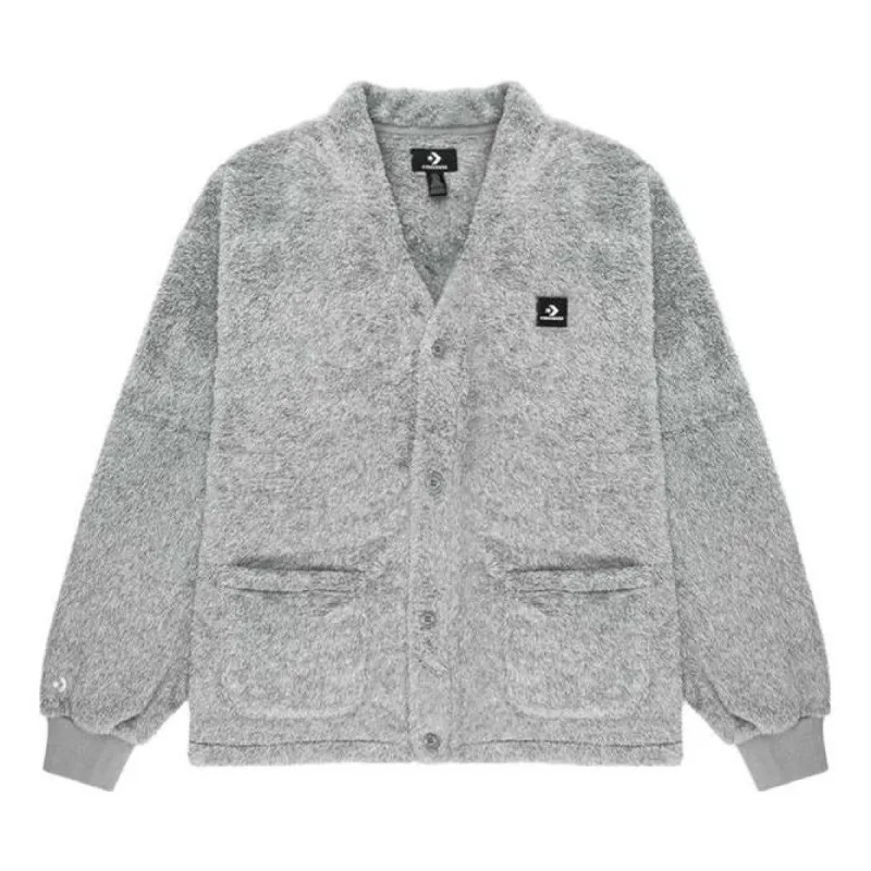 Converse Pile Fur Cardigan 'Grey' 10024057-A04 sold by KicksCrew