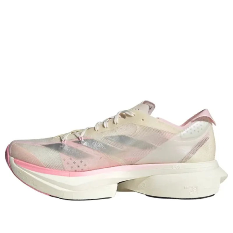 adidas Adizero Adios Pro 3 'White Silver Clear Pink' IG6440 sold by KicksCrew