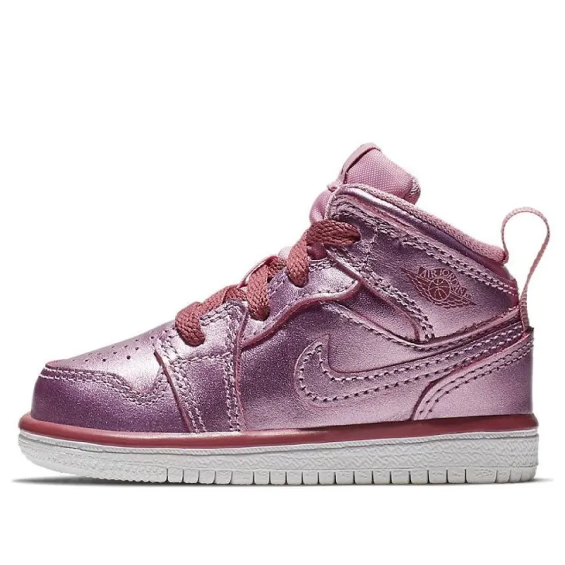 (TD) Air Jordan 1 Retro Mid SE 'Pink Rise' AV5172-640 sold by KicksCrew