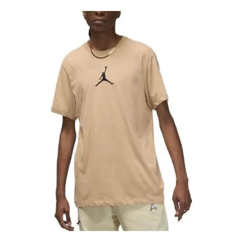 Air Jordan Jumpman Logo T-Shirt 'Hemp' CW5190-200 sold by KicksCrew