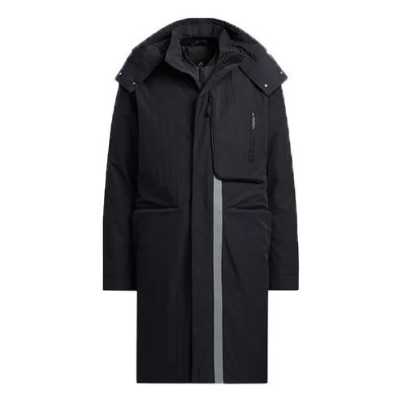 adidas Casual 3-In-1 Long Down Jacket 'Black' H13847 sold by KicksCrew