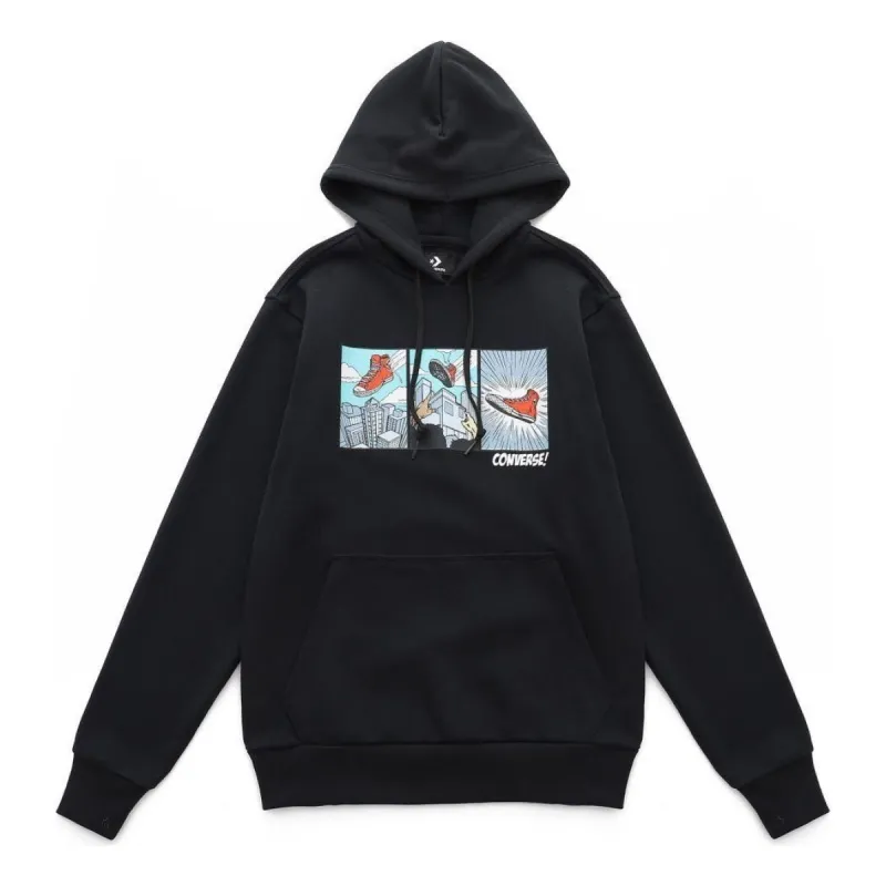 Converse Comic Graphic Hoodie 'Black' 10023948-A02 sold by KicksCrew