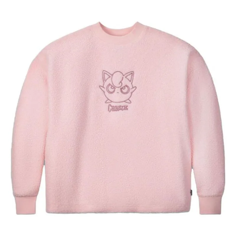 Converse x Pokemon Jigglypuff Sherpa Crewneck Sweatshirt 'Pink' 10023902-A01 sold by KicksCrew