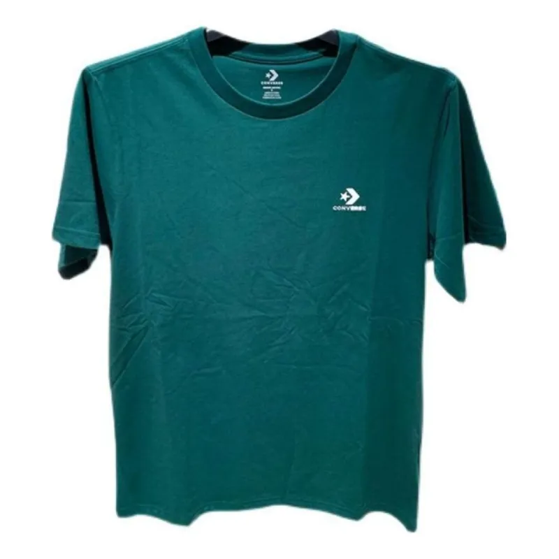Converse Go-To Embroidered Star Chevron Standard-Fit T-Shirt 'Green' 10023876-A03 sold by KicksCrew