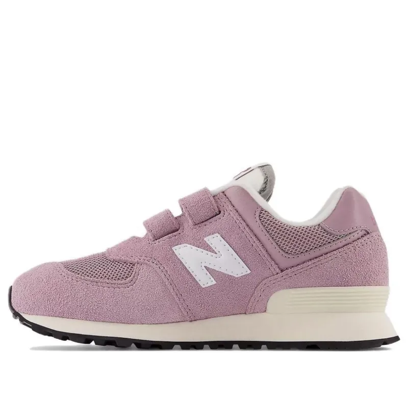 (PS) New Balance 574 Hook & Loop Shoes 'Pink White' PV574PV1 sold by KicksCrew