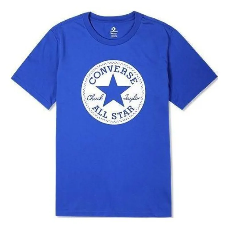 Converse Go-To Chuck Taylor Patch Standard Fit T-Shirt 'Blue' 10023854-A02 sold by KicksCrew