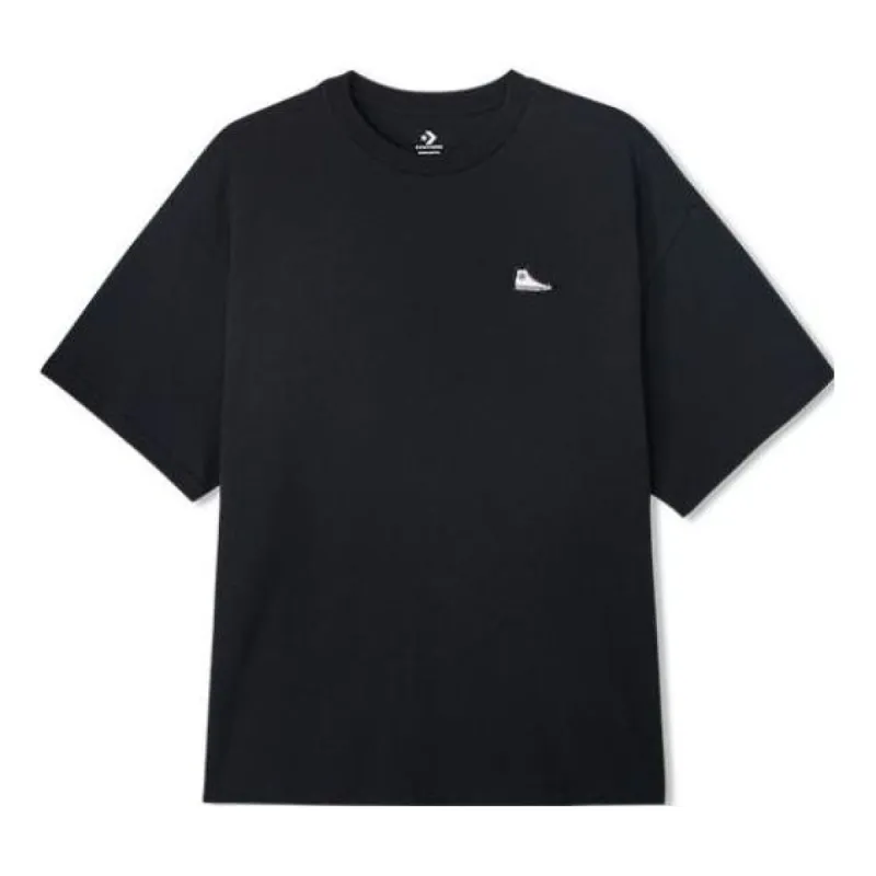 Converse Chuck Taylor Sneaker Patch Crew Neck T-Shirt 'Black' 10023850-A04 sold by KicksCrew