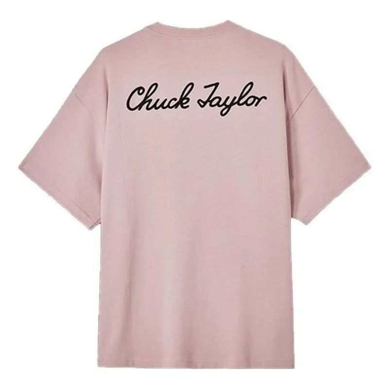 Converse Chuck Taylor Sneaker Patch Crew Neck T-Shirt 'Pink' 10023850-A01 sold by KicksCrew