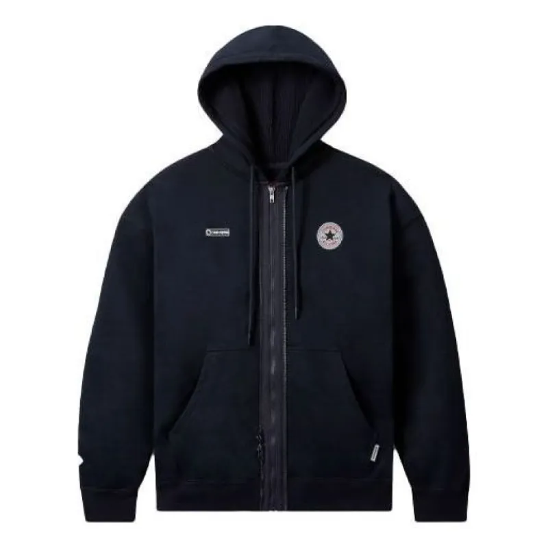 Converse x thisisneverthat Utility Fleece Jacket 'Navy' 10022706-A01 sold by KicksCrew