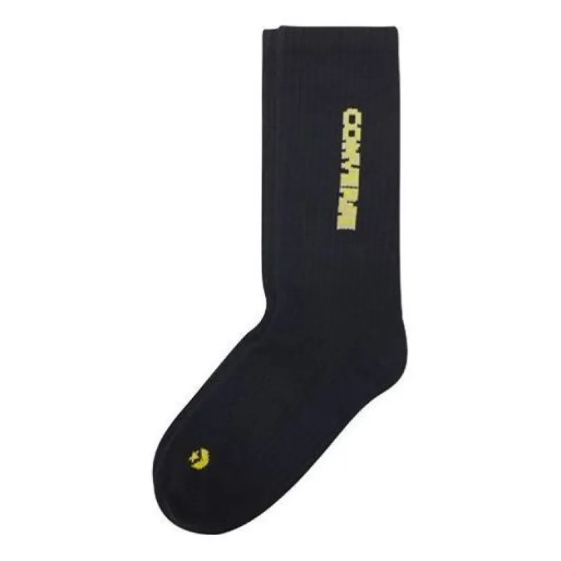 Converse Graphic Single Crew Socks 'Black' 10022440-A02 sold by KicksCrew