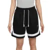 (WMNS) Nike Swoosh Fly Fleece Basketball Shorts Asia Sizing 'Black White' FN0149-010 sold by KicksCrew