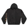 Balenciaga Heavy Metal Zip-Up Hoodie Oversized 'Black Faded' 744444TOVD91055 sold by KicksCrew