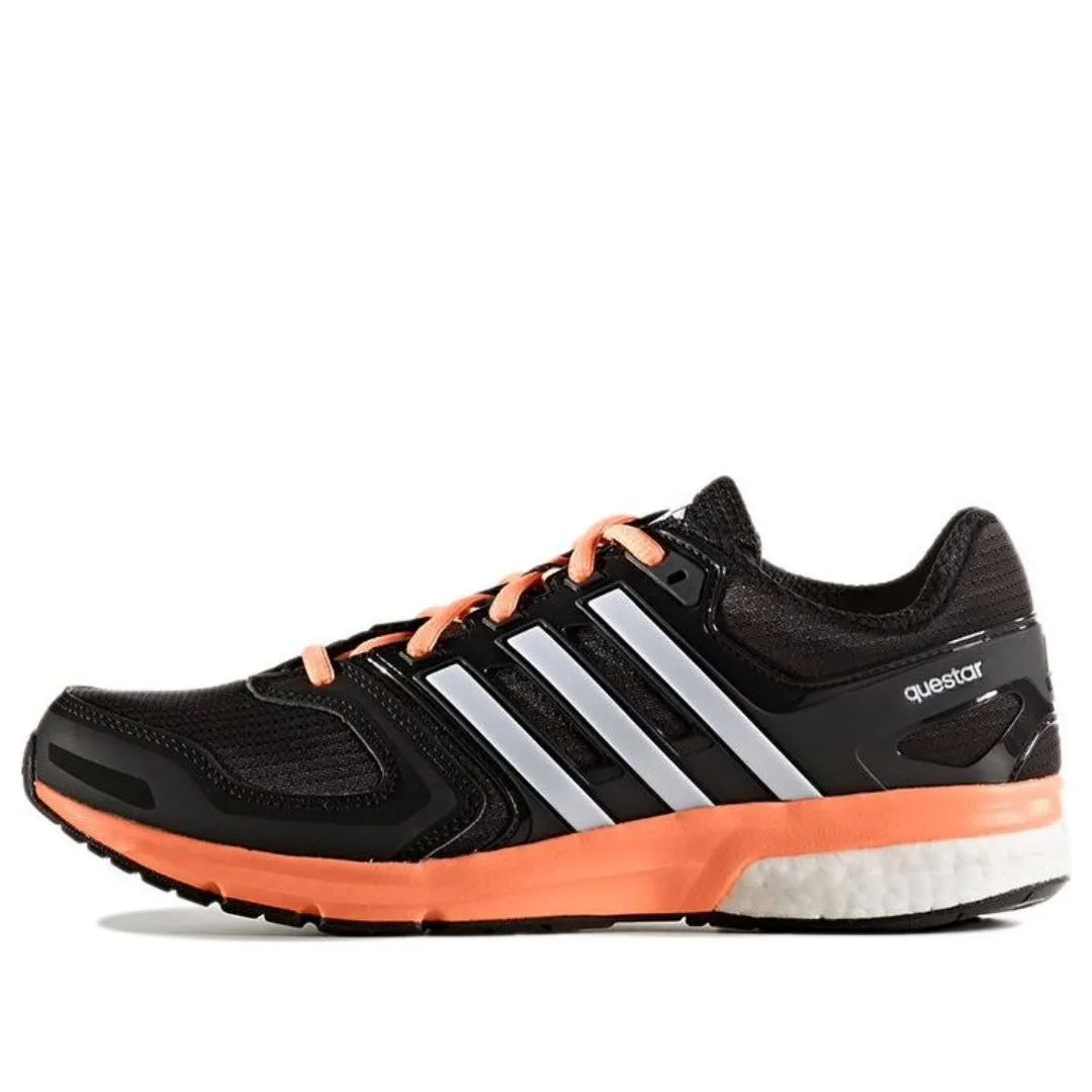 (WMNS) adidas Questar 'Black White Orange' S76733 sold by KicksCrew