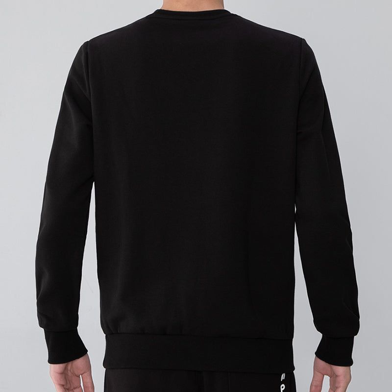 Puma Classics Logo Crew Neck Sweater 'Black' 531367-01 sold by KicksCrew product image thumbnail 4
