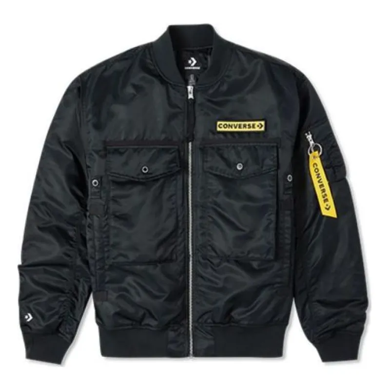 Converse Military Pack Ma-1 Bomber Jacket 'Black' 10023761-A03 sold by KicksCrew