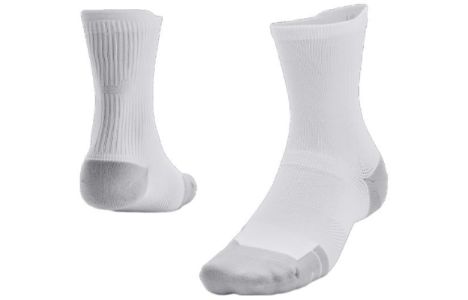 Under Armour Iso-Chill ArmourDry Mid Socks 'White' 1376079-100 sold by KicksCrew