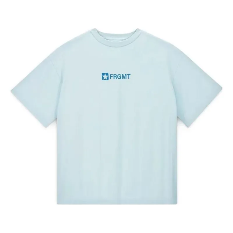 Converse x Fragment Tee 'Corydalis Blue' 10025969-A01 sold by KicksCrew