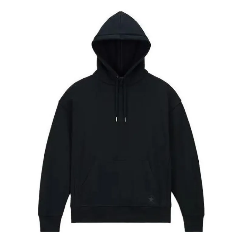 Converse Gold Standard Loose-Fit Pullover Hoodie 'Black' 10025917-A01 sold by KicksCrew