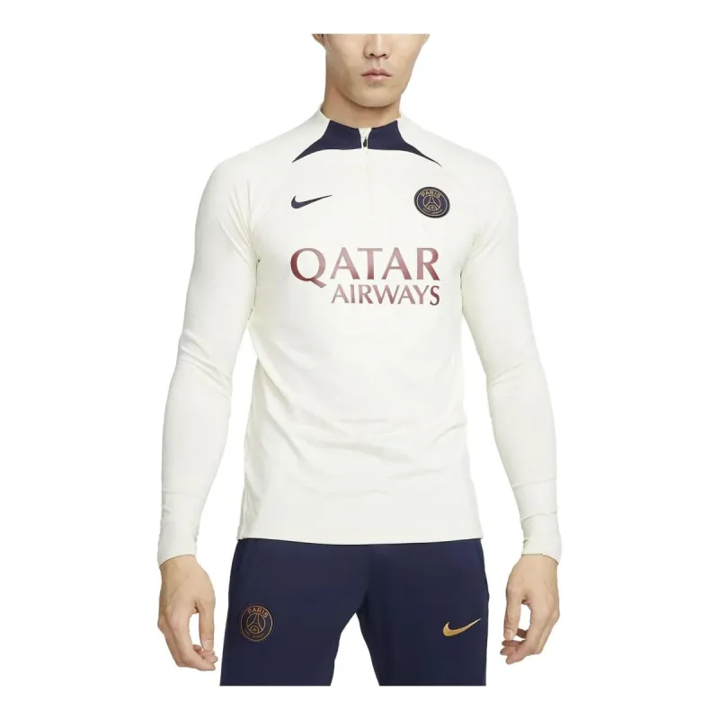 Nike Dri-FIT Paris Saint-Germain Strike Jersey 'White' DX3108-116 sold by KicksCrew