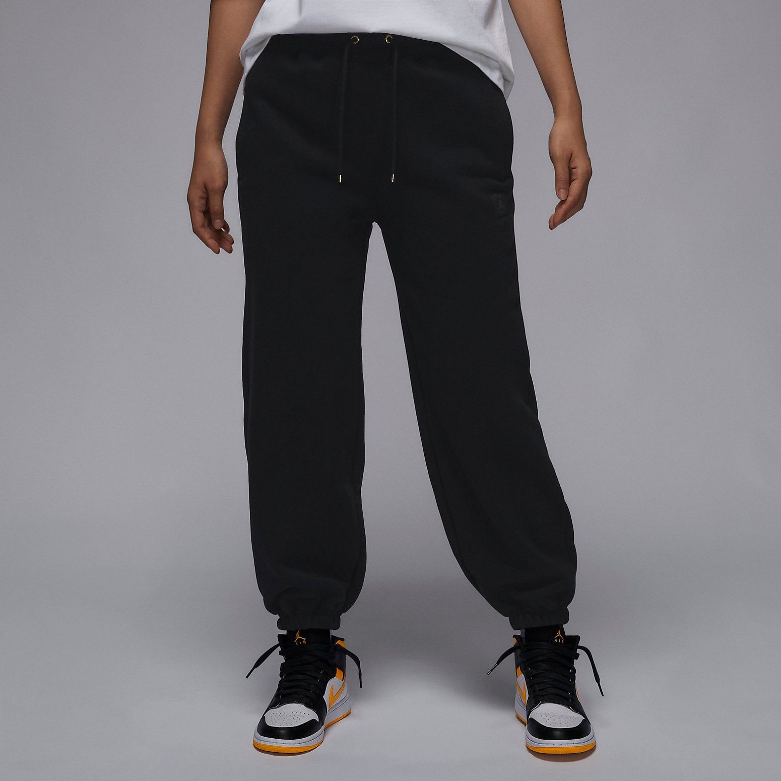 (WMNS) Air Jordan Flight Pants 'Black' FB5114-010 sold by KicksCrew product image thumbnail 3