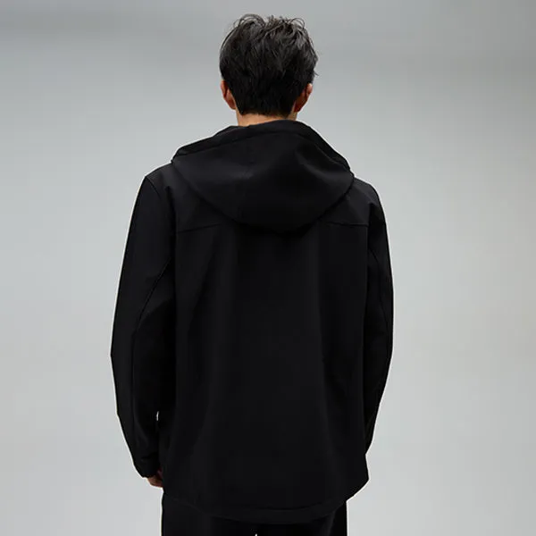 Mizuno Essentials Logo Windbreaker Jacket 'Black' K2CE41D1 sold by KicksCrew product image thumbnail 4