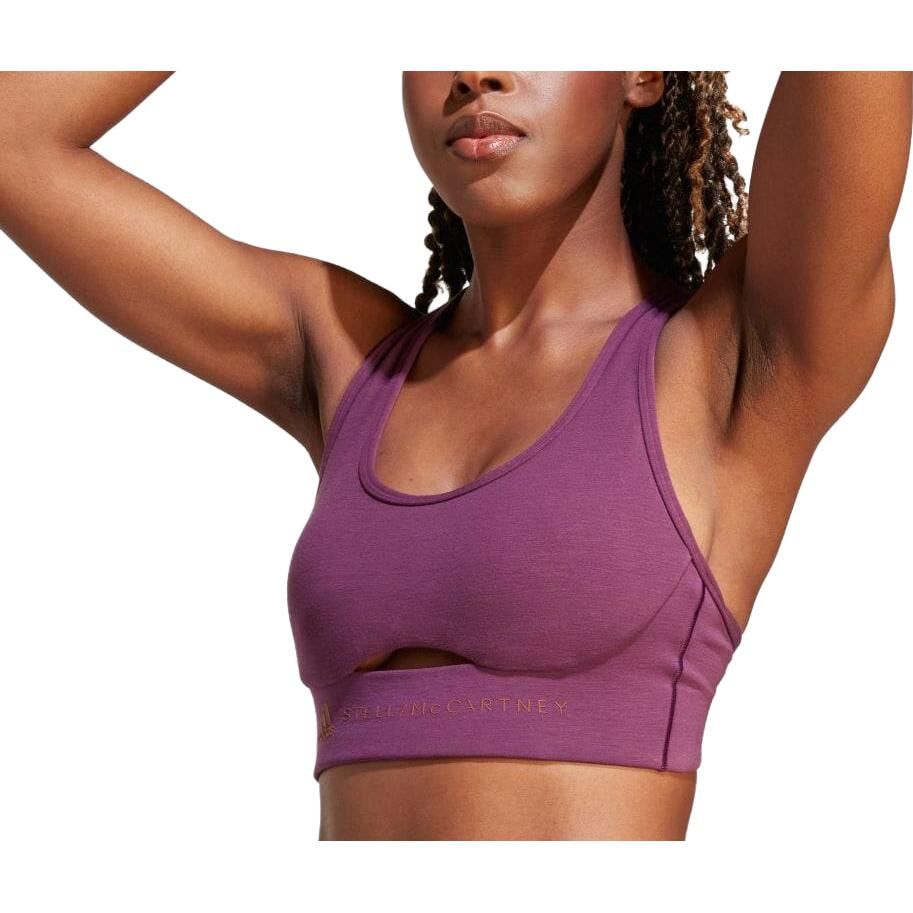 (WMNS) Adidas By Stella Mccartney Truestrength Medium-support Bra 'Red Night' IK9087 sold by KicksCrew product image thumbnail 2