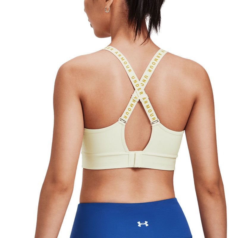 (WMNS) Under Armour Infinity Mid Covered Sports Bra 'Lemon Yellow' 1363353-785 sold by KicksCrew product image thumbnail 4
