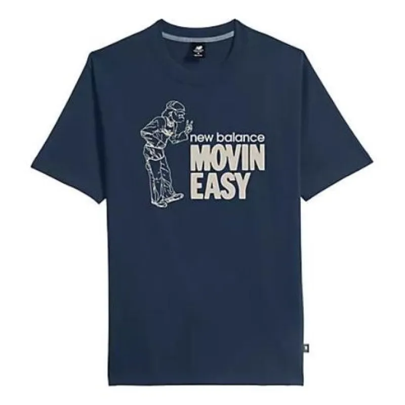 New Balance Movin Easy T-Shirt 'Navy' MT33903-NNY sold by KicksCrew