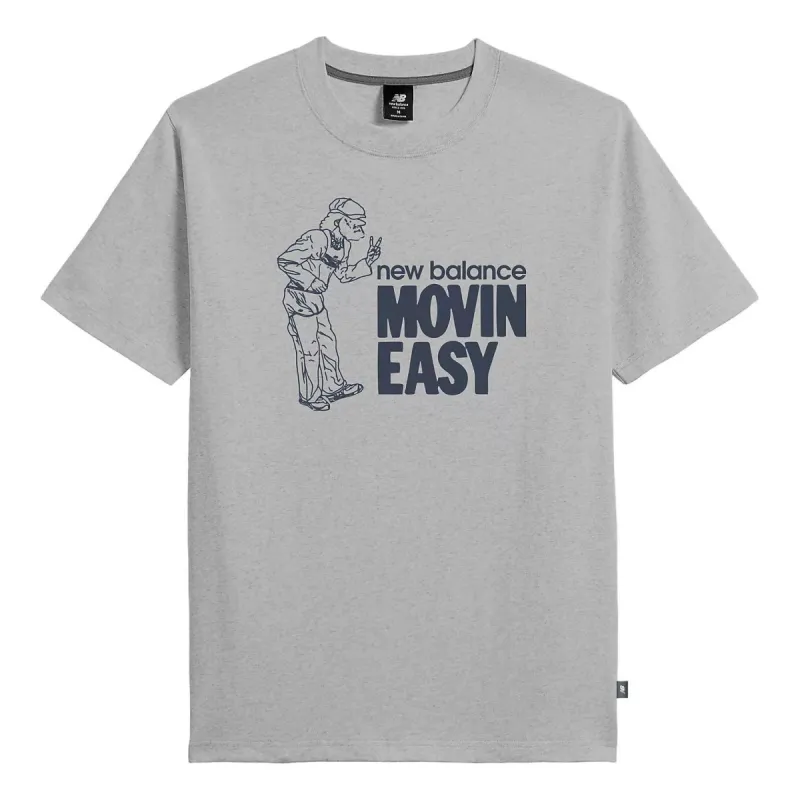 New Balance Movin Easy T-Shirt 'Athletic Grey' MT33903-AG sold by KicksCrew