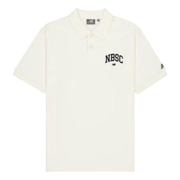 New Balance Small NBSC Polo Shirt 'Ivory' NFE22011-IV sold by KicksCrew