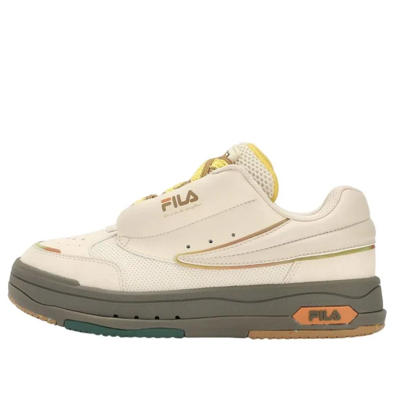 (WMNS) FILA Mix Low Skate Shoes 'Cream White Green' F12W324203FWG sold by KicksCrew