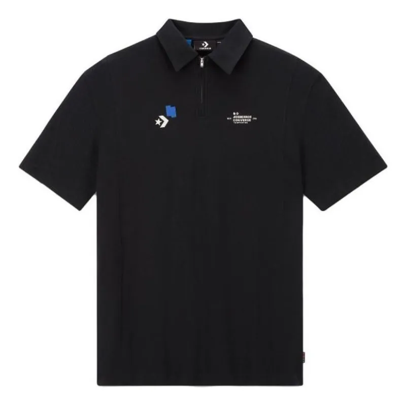 Converse x Ader Error Shapes Polo Shirt 'Black' 10025821-A01 sold by KicksCrew