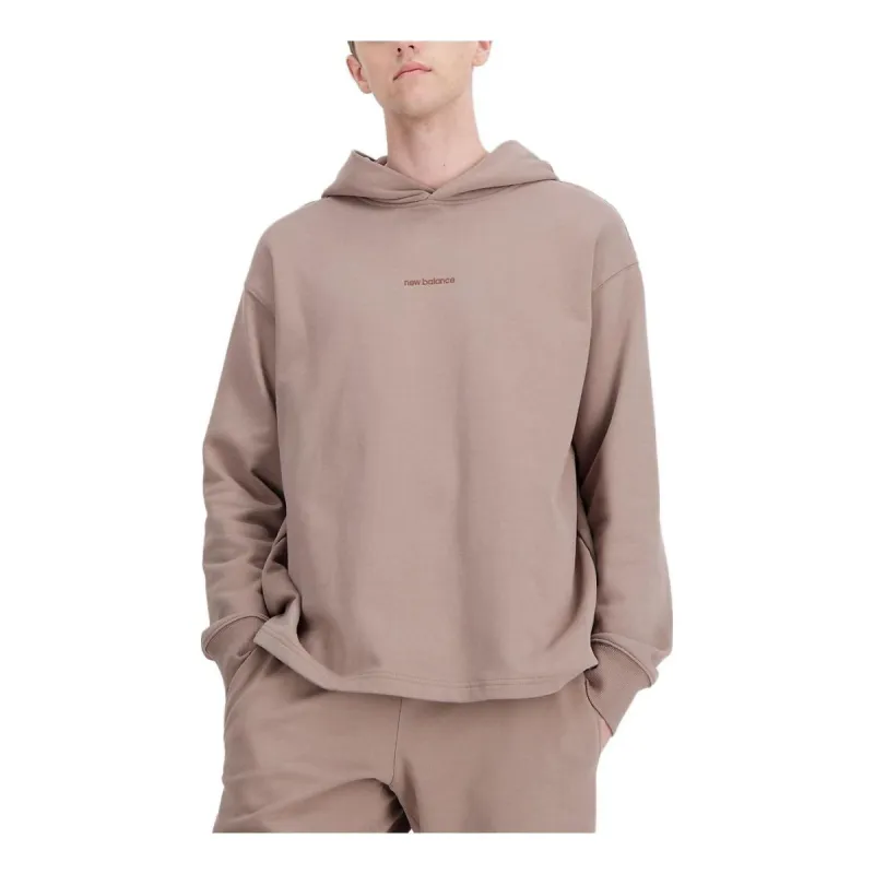 New Balance Athletics Linear Fleece Hoodie 'Mushroom' MT33559-MS sold by KicksCrew