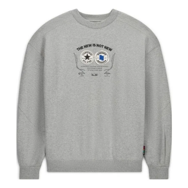 Converse x Ader Error Shapes Crew Sweatshirt 'Vintage Grey Heather' 10025818-A01 sold by KicksCrew
