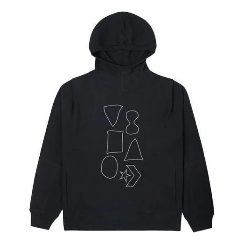 Converse Shapes Graphic Bubble Pullover Hoodie 'Black' 10022372-A03 sold by KicksCrew