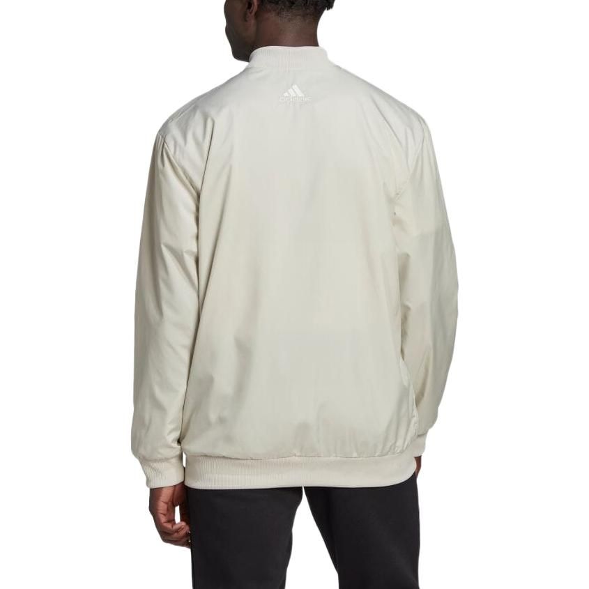 adidas AEROREADY Essentials Giant Logo Woven Windbreaker Jacket 'Aluminium' HL6922 sold by KicksCrew product image thumbnail 3