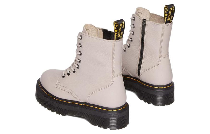 (WMNS) Dr.Martens Jadon III Pisa Leather Platform Boots 'Vintage Taupe' 31159348 sold by KicksCrew product image thumbnail 3