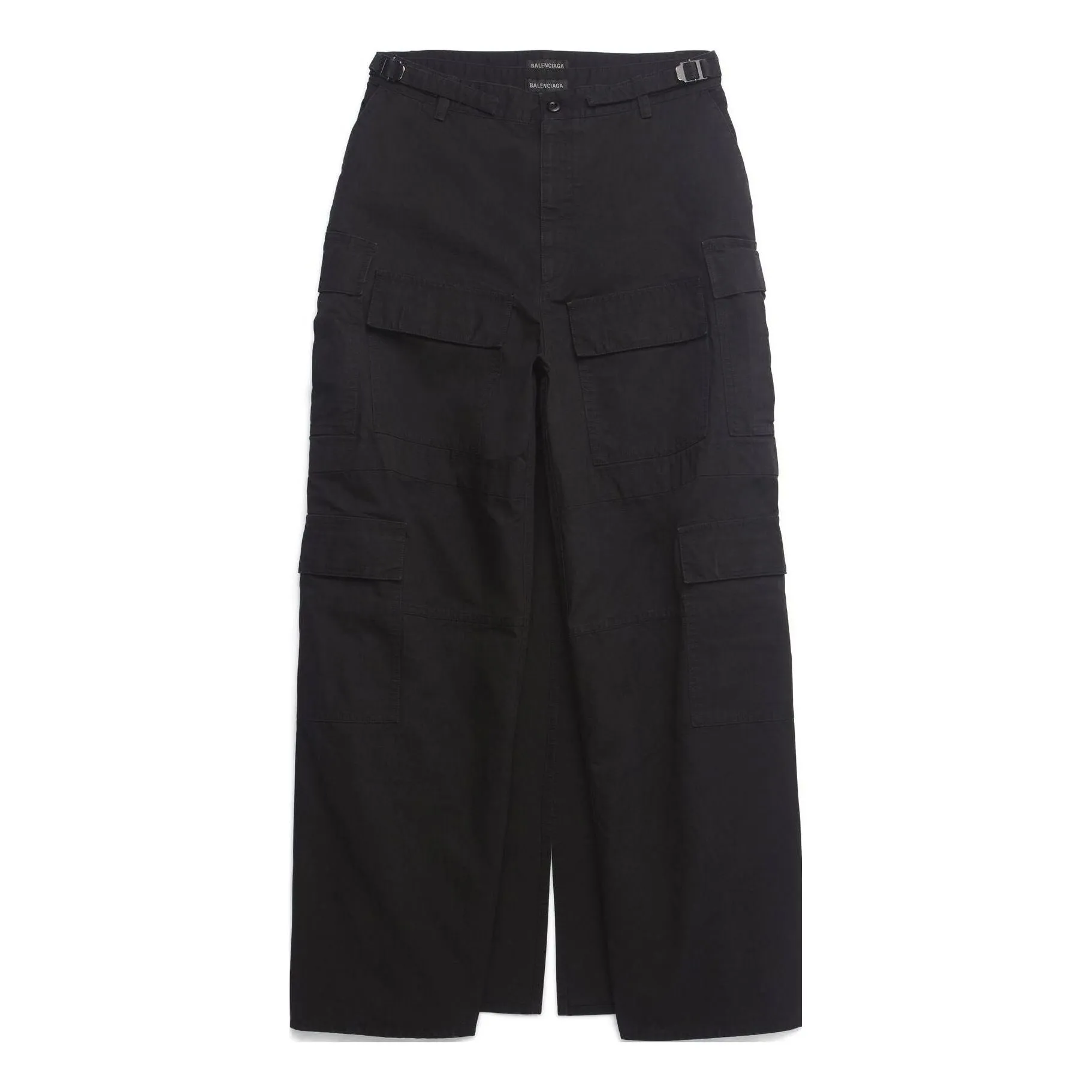 (WMNS) Balenciaga Apron Cargo Pants Skirt 'Black' 748599TKP271000 sold by KicksCrew
