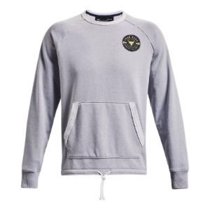 Under Armour Project Rock Heavyweight Terry Sweatshirt 'Grey' 1370452-011 sold by KicksCrew