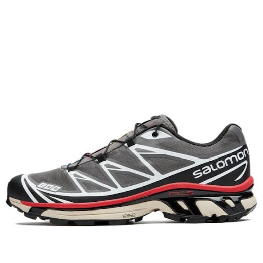 SALOMON XT-6 'Pewter Black Aurora Red' 472932 | Parallel