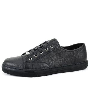 (WMNS) Gucci Pebbled Nappa Leather Low Top 'Black' 317337-AOD50-1000 sold by KicksCrew