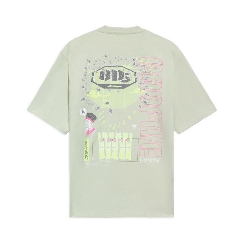Li-Ning BadFive Graphic T-shirt 'Pale Moss Green' AHSS373-3 sold by KicksCrew product image thumbnail 2