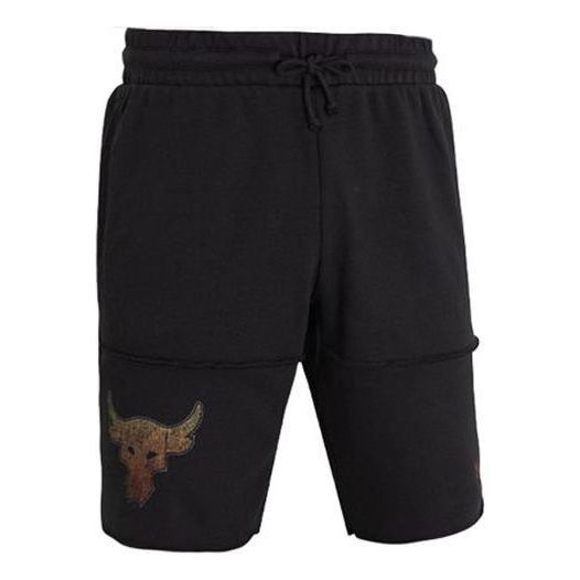 Under Armour Project Rock Brahma Bulls Shorts 'Black' 1361753-001 sold by KicksCrew
