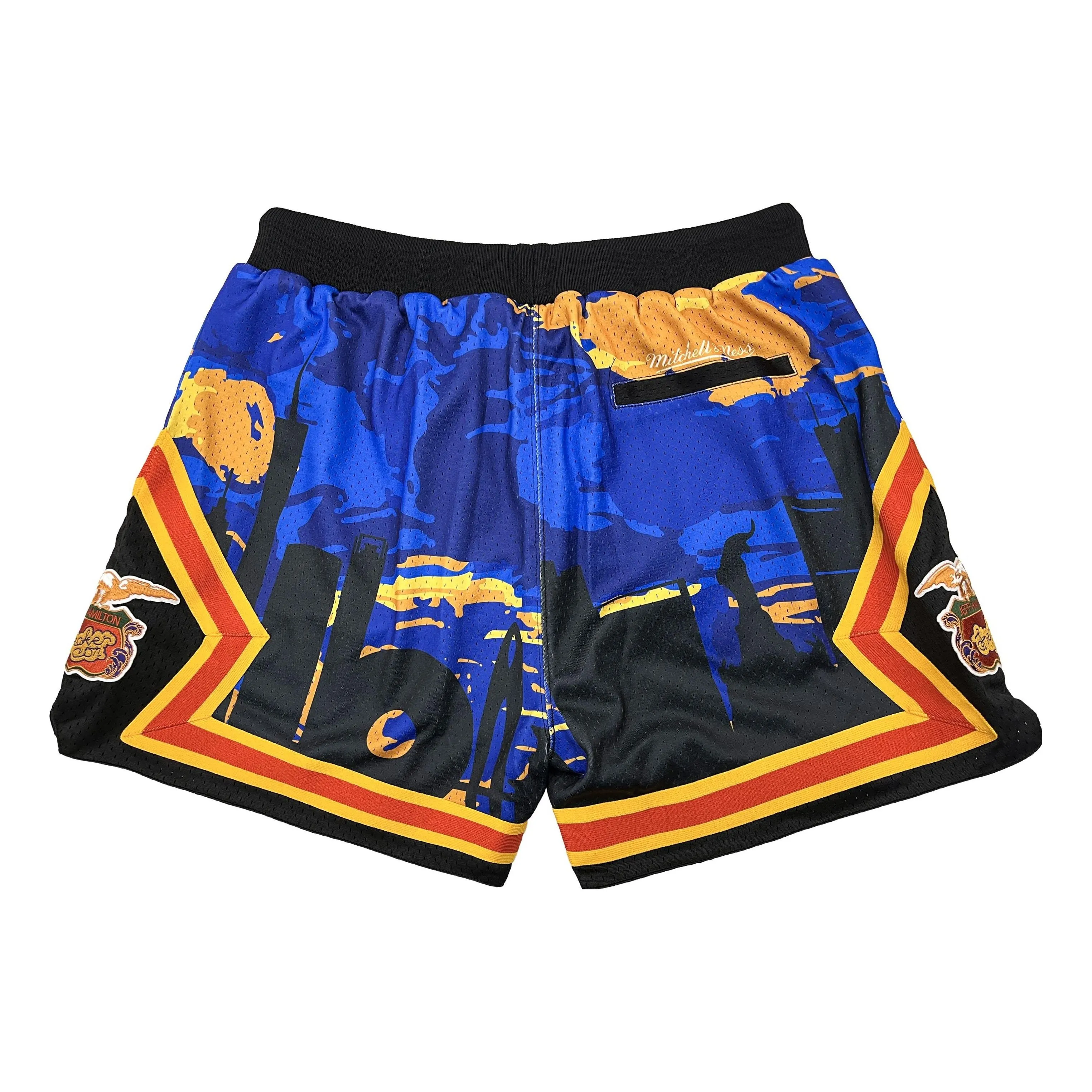 Mitchell & Ness x Jeff Hamilton Con Shorts 'Blue Black' MNSCSSS23001 sold by KicksCrew product image thumbnail 2