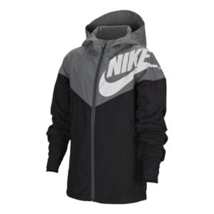 (GS) Nike Sportswear Windrunner Jacket 'Dark Grey' CU9301-084 sold by KicksCrew