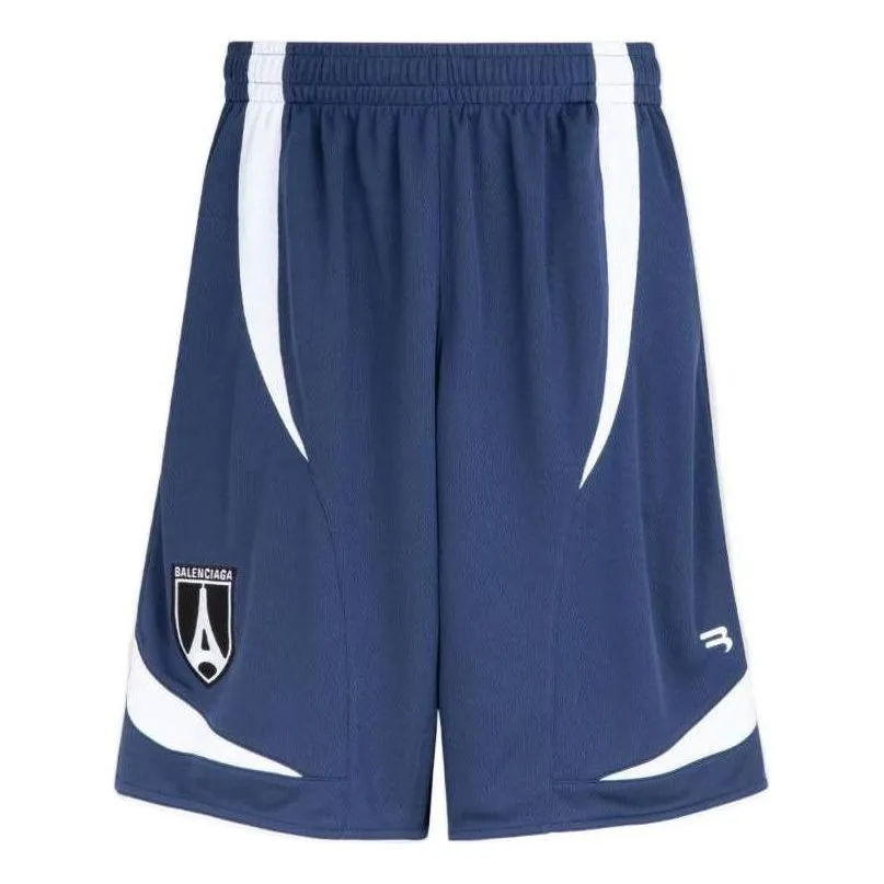 Balenciaga Sporty B Soccer Short 'Blue' 641610TJV054372 sold by KicksCrew