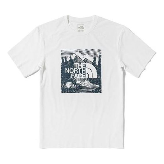 THE NORTH FACE Redbox Celebration T-Shirt 'White' NF0A7QRB-FN4 sold by KicksCrew