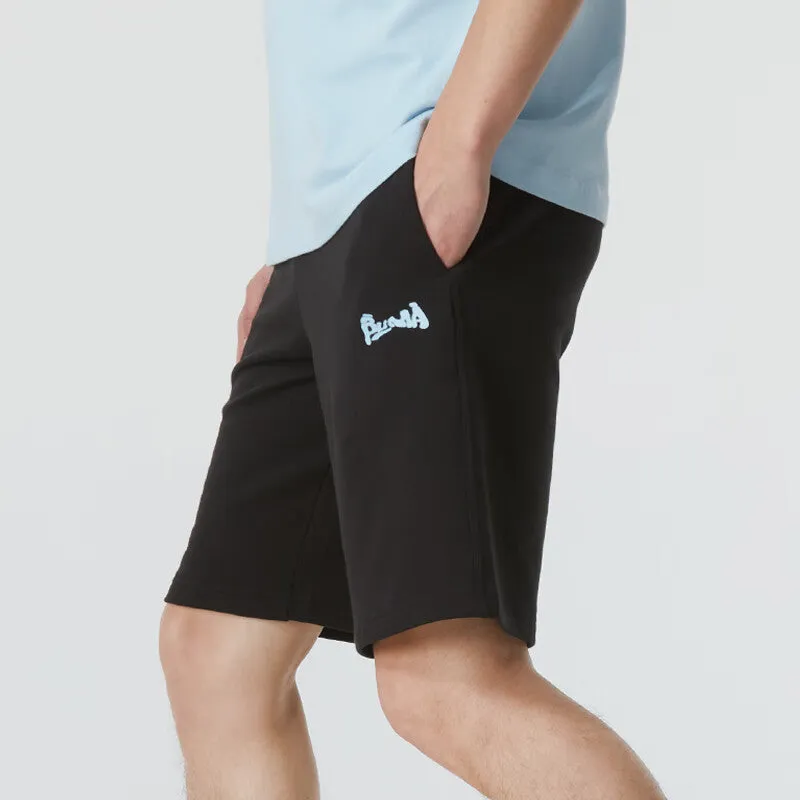 PUMA Logo Casual Shorts 'Black' 628039-01 sold by KicksCrew product image thumbnail 3