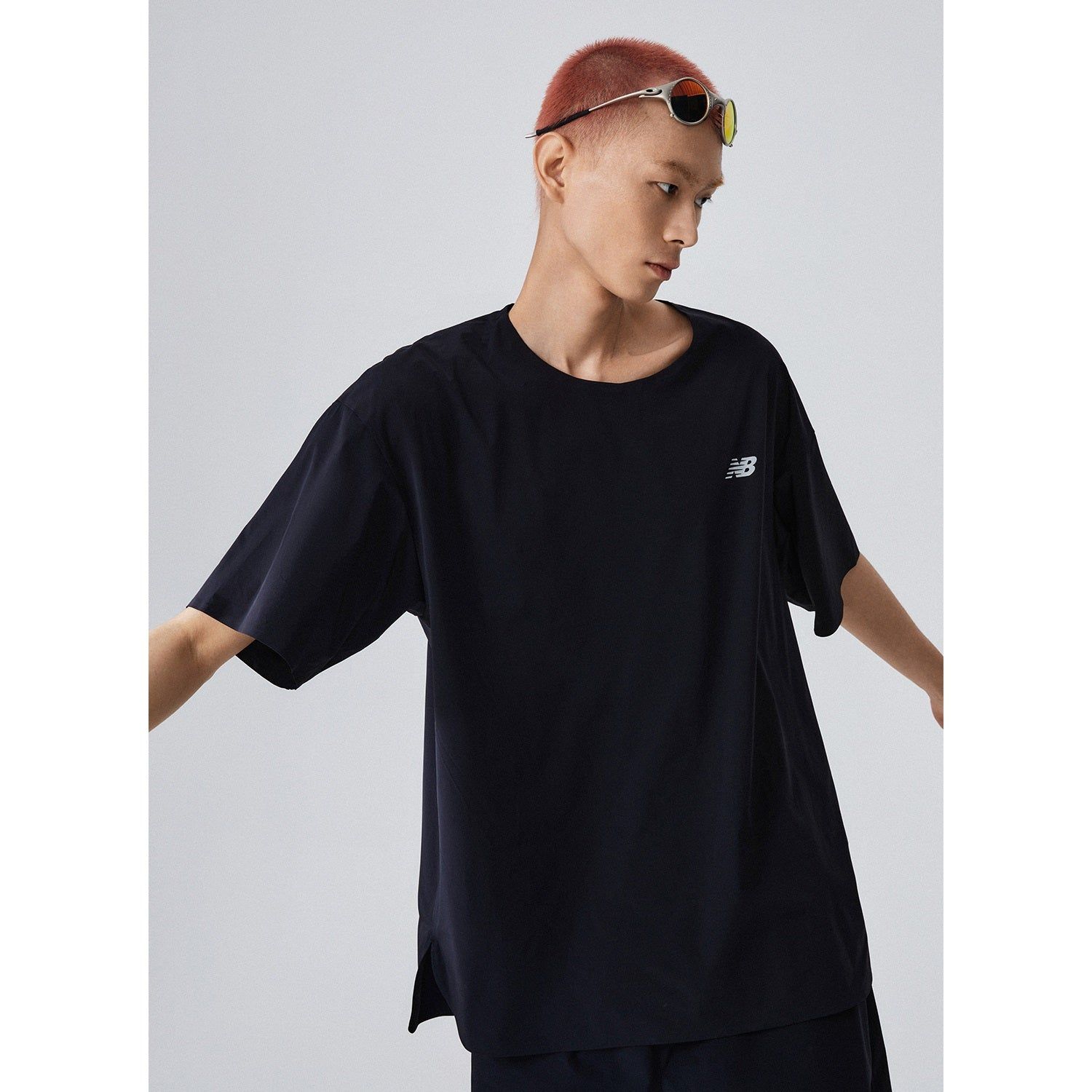 New Balance Blacktoe Logo T-Shirt 'Black' NEE25061-BK sold by KicksCrew product image thumbnail 5